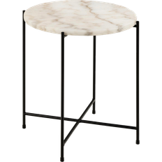Nordform Avila Side With White Marble Top 42 x 45 cm Small Table