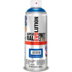 Sprühfarbe Pintyplus Evolution RAL 5005 400 ml Signal Blue Lackfarbe Blau, Transparent 0.4L
