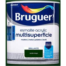 Cuidados y Pinturas para Barcos Esmalte acrylico multisuperficie brillante verde mayo 0,750l 5057557 bruguer