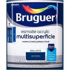 Cuidados y Pinturas para Barcos Bruguer Esmalte Acrylico Multisuperficie Brillante Azul Marino 0,750L 5057548 BRUGUER