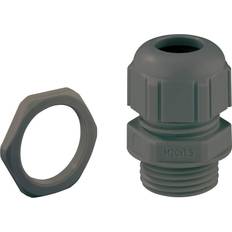 Spelsberg 22902001 Cable gland shockproof, with strain relief, with locknut M20 Plastic Black 1 pcs