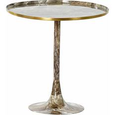 Dkd Home Decor Side Brown Aluminium Small Table