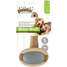 Pawise Small, Brown/Silver Slicker Pet Brush