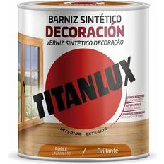 Cuidados y Pinturas para Barcos Titanlux barniz sintético decoración brillante roble 750ml M10100234