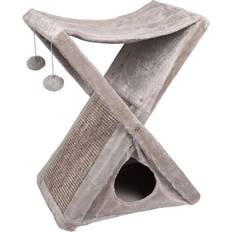 Flamingo Greta Scratching Post Fold-out w/Cave