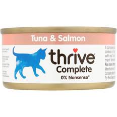 Thrive complete tuna & salmon cat food 12 75g tins