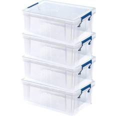 Fellowes 4 bankers 10l plastic Storage Box