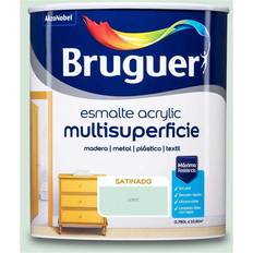 Cuidados y Pinturas para Barcos Esmalte acrylico multisuperficie satinado mint 0,750l 5298031 bruguer