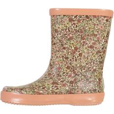 Wheat Alpha Printed Rubber Boot - Barely Beige Flowers