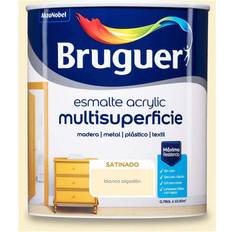 Bruguer Smalto acrilico multi-superficie satinato bianco cotone 0.750L Bruguer