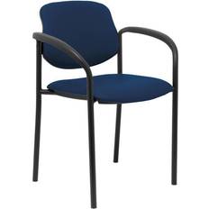 Sillones Royal Fern Silla Confidente De 4 Patas Similpiel Azul Marino Sillón