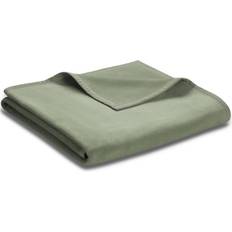 Biederlack Luxury Cotton Blankets Green (200x150cm)