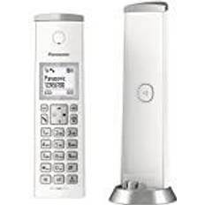 Högtalare till telefon Panasonic KX-TGK220 telefon DECT-telefon, trådlös terminal, högtalare, 120 ingångar, nummer-ID, vit