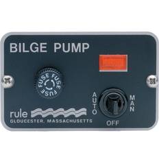 Bombas de achique Rule Pumps Deluxe 3 Way Panel Switch Black 12V