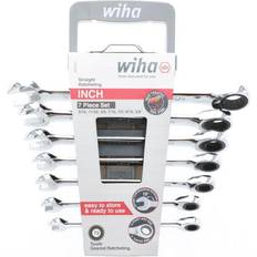 Wiha Ratchet Wrenches Wiha Combination Set Sae 7Pc Ratchet Wrench