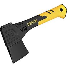 Lexivon V10 Camping Hatchet 10-Inch TPR Grip Sheath Included LX-V10 Felling Axe