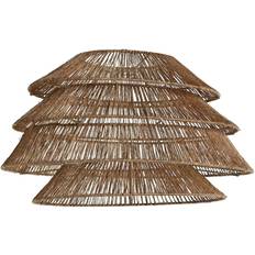 Rattan Lamp Parts Dkd Home Decor Natur Jute Lampeskærm 50cm