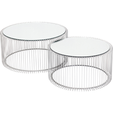 Kare Design Sofaborde Kare Design 2 Sofaborde Wire Sølvfarvet Sofabord