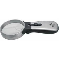 Vergrößerungsglas & Lupen Schweizer Handleuchtlupe Tech-Line CLASSIC Vergr.2x/4x Linsen-D.70/20mm SCHWEIZER