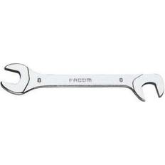 Facom Extra Thin Wrench: Double Head, 17 Double 15 75 ° Angle Open-Ended Spanner