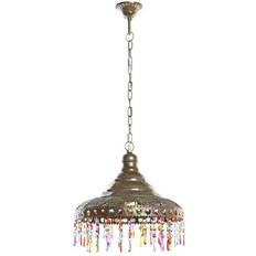 Dkd Home Decor Loftslampe Gylden Metal Multifarvet 50 Pendel