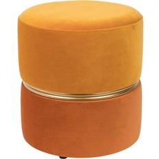 Oranje Poufs Homii Bubbly Poef Sun Geel