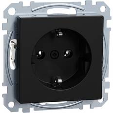 Black Wall Outlets Merten Stromadapter, Steckdose Steckklemmen MEG2301-0403