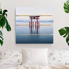 Legni Impression sur bois Torii dans l'eau