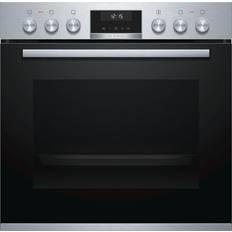 Backöfen Bosch 6 HEA517BS1 Einbauherd A AutoClean Schwarz, Edelstahl