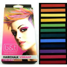 Hårkridt Haarkreide Set Vibrant 12 Farben auswaschbar