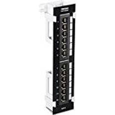 Patchpanel 16 port Trendnet TC-P12C6V 16 4 Port Nätverk Patchpanel CAT 6