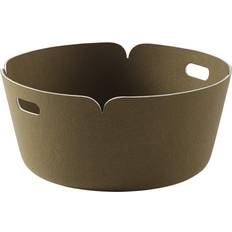 Körbe Muuto Restore Round Basket Brown Green Korb