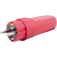 Stickproppar REV 0512099555 Stickpropp Gummi 250 V Mörkröd IP44