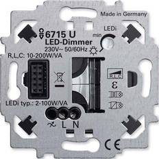 Schwarz Wanddimmer Busch-Jaeger 6715 U LED-Dimmer-Einsatz ZigBee Light Link