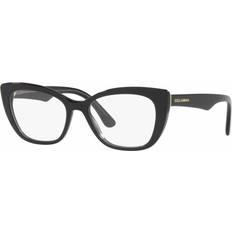 Dolce & Gabbana DG3360 3246 Rahmen Acetat Schwarz Transparent
