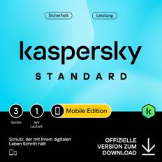 Software per Ufficio Kaspersky Standard Mobile ESD 3 Geräte 1 Jahr (Download)