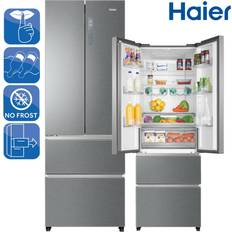 Haier Fristående kylfrysar Haier HB20FPAAA Kühl-Gefrier-Kombination French Total Edelstahl