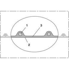Vacuum Cleaner Accessories Absaug- und Förderschlauch AIRDUC 10 MT PUR 350 Food-AS ID 200mm L.10m