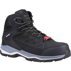 Lace Boots Hard Yakka Hard yakka atomic mens leather safety boots black