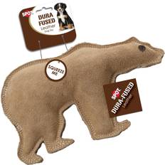 Spot Ethical Dog-Dura-fused Leather Bear- Brown Large 4212