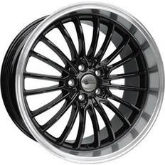 Brock B24gp Schwarz glanz horn poliert sghp 8.5x19 5x115 ET40