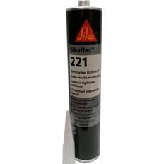 Sika Polyurethandichtstoff Sikaflex 221 - 0.3 L, 300 ml Schwarz (MDI)