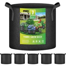 Grow bags iPower 7 Gal. Black Grow Bags Aeration Container