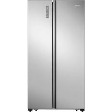 Acier inoxydable - Côte à côte Réfrigérateurs congélateurs Hisense RS677N4ACC Stainless Steel