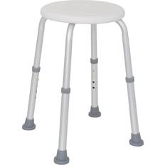 Zilver Douchezitjes Shower stool adjustable