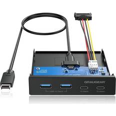 Hub USB Graugear G-MP02 Componente Nero
