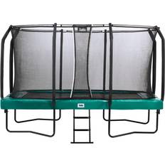 Salta 14ft X 8ft Green Rectangular First Class Trampoline