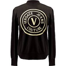 Gold Jumpers Versace Jeans Couture Jumper VERSACE JEANS COUTURE Men colour Black
