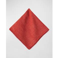 Red Cloth Napkins Juliska Trim Linen/Cotton Cloth Napkin Red