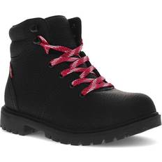 Multicolored Winter Shoes Children's Shoes Levi's Kid's Scarlett Trek Unisex Hiker Boot - Black/Bright Pink